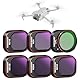 NEEWER ND&CPL Filter Set zum Aufstecken kompatibel mit DJI Mini 4 Pro, 6 Stück Polfilter und Graufilter ND8 ND16 ND32 ND64 ND128 mit ultradünnem Rahmen Drohne Objektiv Zubehör, beschichtetes HD Glas