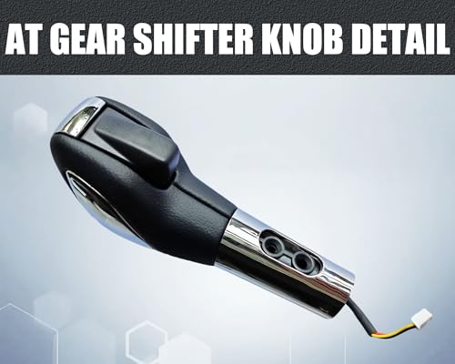 Swzld Automatic Gear Shift Knob Handle Fit for Ford Fiesta 2014-2019, CN1Z-7213-CA AT Gear Shifter Knob (Plating) by Swzld - Image 6