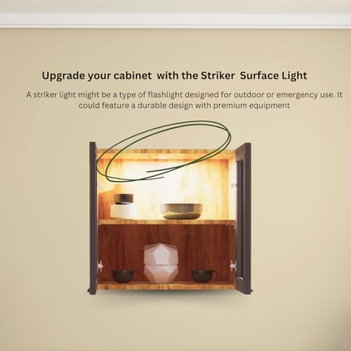 Image of SPECIALITY PANELS Multipurpose Cabinet with Modern Elegance Tinted Glass Wall Cabinet, Space Organizer for Office /Kitchen in (Cochwood Dark, 2 Glass Shutter)