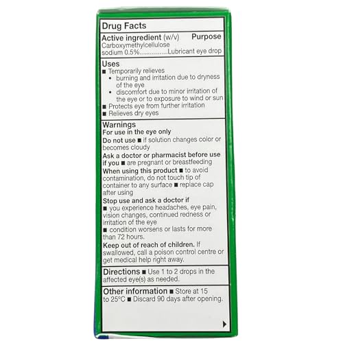 Refresh Tears Lubricant Eye Drops, Moisture Drops for Dry Eyes. 4- .5 fl oz. bottles