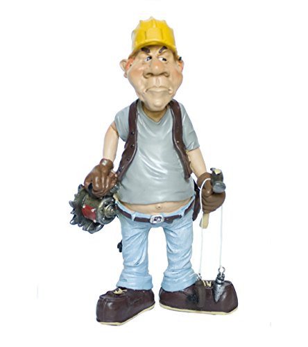 Les Alpes Zimmermann Bauarbeiter Berufsfigur Comicfigur witzig und ironisch der Reihe Funny Jobs