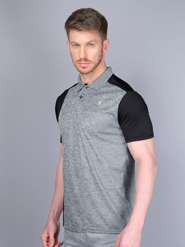 Image of TECHNOSPORT Men's Slim Fit Active T-Shirt - (MTP537 P) Pack of 1