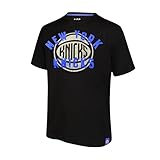 Ultra Game Adults NBA Official Super Soft Game Day T-Shirt, New York Knicks, Black, X-Large