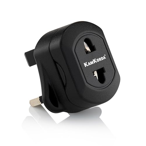 Toothbrush Adapter Plug | Electric Toothbrush Adapter Plug UK | Shaver Charger Adaptor for Electric Toothbrushes & Shavers | Black