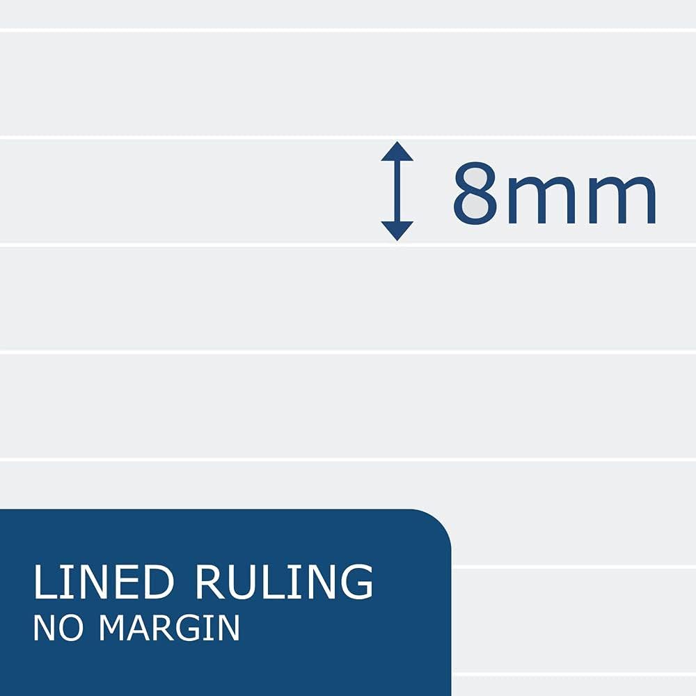 Whitelines Notebook, Spiral Bound, 70 Sheets, 11" x 8.5", Premium 20# Gray Paper with White Lines, Makes Your Notes Stand Out and Links Them To The Digital World, Proudly Made in USA (Case of 12)