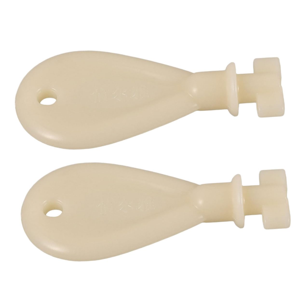 CONGARTENO Universal Paper Dispenser Keys 2pcs Tissue Holder Key Plastic Key for Roll Paper Towel Toilet Paper Dispenser