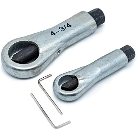 LLDSIMEX 2PC Set Metal Nut Splitter Cracker, Metal Nut Splitter Breaker Manual Pressure Nut Cracker Remover Extractor Tool, 1/8-5/8 and 3/8-1" Nut Remover Extractor Tools Cover