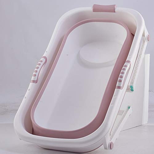 CHICTI Foldable Bathtub Adult, Bath Barrel Wear-Resistant Non-slip Insulation Reclining Ergonomics Portable Swimming Pool