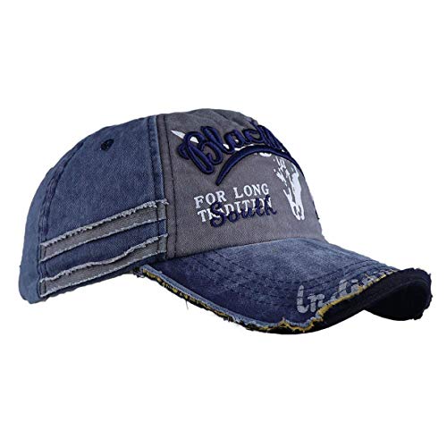 Image of Handcuffs Denim Stylish Cap for Men Women | Baseball Cap Adjustable Free Size | Sports Caps for Men & Women | Casual Gym Running Cricket Cap | Unisex Adult Summer Hat