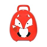 Lockable Travel and training potty with carrying Handle