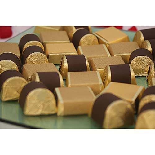 Image of Velvet Fine Chocolates Rakhi with Chocolates Gift Hamper For Brother, 235 Grams, Raksha Bandhan Premium Chocolate Gift Box