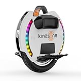 Kingsong Elektro-Laufrad KS-14D, Erwachsene,Weiß, 800W Motor, Reichweite bis zu 40km, 20km/h begrenzt, 14' Luftreifen, Lautsprecher und Bluetooth