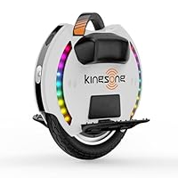 Kingsong Elektro-Laufrad KS-14D, Erwachsene,Weiß, 800W Motor, Reichweite bis zu 40km, 20km/h begrenzt, 14\ Luftreifen, Lautsprecher und Bluetooth