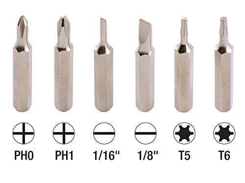 General Tools Speed Drive Ratcheting Screwdrivers #70213, Set Of 2, Standard And Precision Sized With 19 Accessories #TOP4