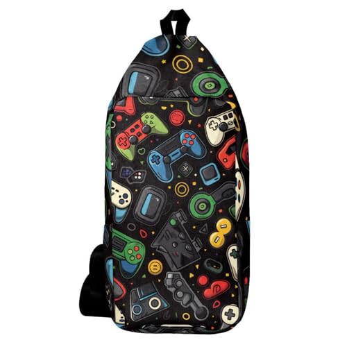 Sac à dos à bandoulière multicolore homme et femme 16x36.5cm