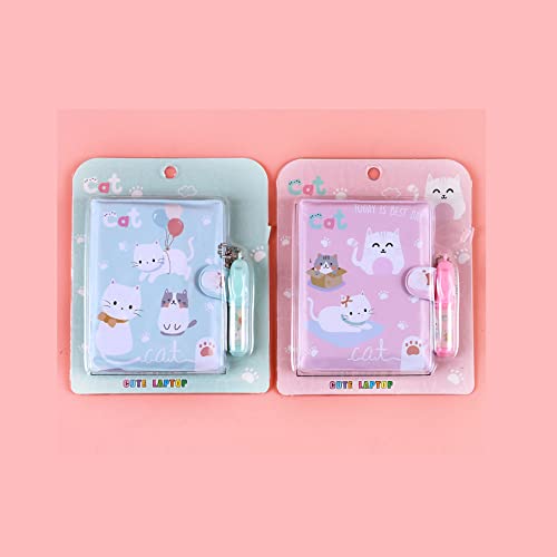 Cartoon Small Travelers Notebook With Pen Kit Cute The Notebook Anime Pocket Notebook For Women Cute Cat To Do List Notebook Cute Mini Notebook Anime Pink Notebooks Cat Notebook Writing Pads 2 Pack #TOP3
