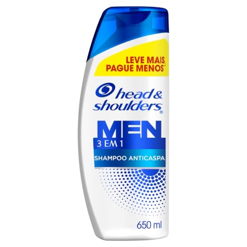 Head & Shoulders Shampoo Anticaspa Men 3 em 1, 650