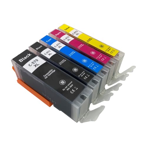 Cartouche CLI-571XLY Yellow Canon encre jaune haute capacité pour TS8053 et TS9050