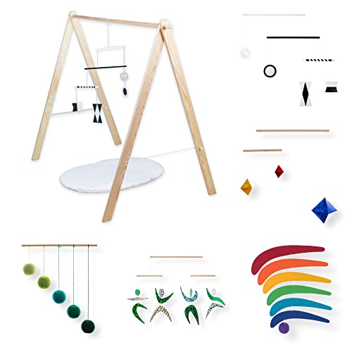 Mobile Montessori coffret cadeau de naissance avec arche d'éveil bébé