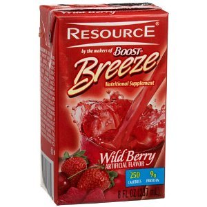 Resource Breeze Wildberry 8oz Brikpaks 27/Case ** 4 Case Special**