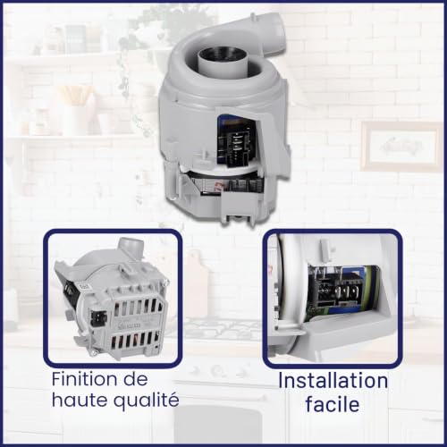 Pompe de chauffage BOSCH Lave vaisselle Compatible avec plusieurs modèles Référence 12014980 - vue 6
