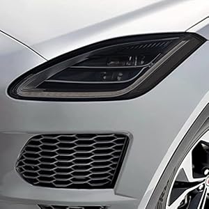 CGFZNUB Auto Koplamp Beschermfolie Bescherming Transparant Zwart TPU Sticker (Voor Jaguar E Tempo X540 2017 2018 2019…