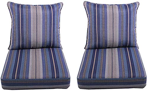 Comfort Classics Outdoor DEEP SEAT, SEAT Cushion and Pillow Back Set of 2 SEAT 24