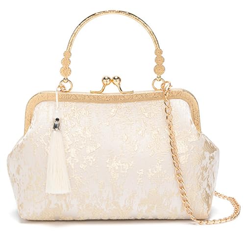 Sac à Main Vintage Brodé Chinois : Cadeau Idéal Femme Accessoire Mode