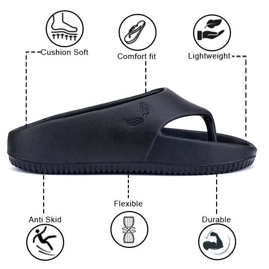 Image of BERSACHE Extra Soft Classic Casual with Regular wear with Ultra Soft & Flexibility Technology Flipflop for Men's