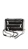 Rebecca Minkoff Mini 5-Zip Convertible Cross-Body Bag, Black