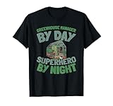Gewächshausanbau Pflanzenkultivierung - Gewächshausmanager T-Shirt
