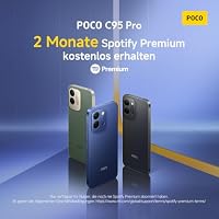 Xiaomi Poco C95 Pro, Smartphone 8+256 GB, Schwarz, 7500mAh Akku, 45W Laden – Ansicht 2