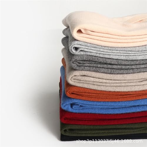 Men's Cashmere Sweater Warm Pullovers Round/V-Neck Knit Winter Tops Male Knitwear Jumpers3