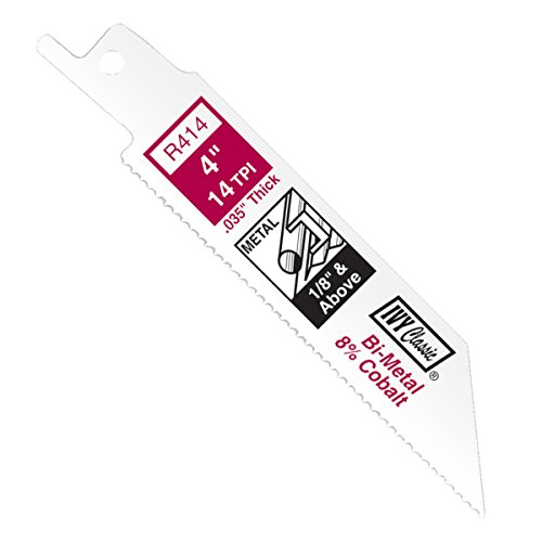 Limited Discount IVY Classic 28350 4 in. 14 TPI Bi-Metal Reciprocating Saw Blade, Cuts Metal (50-Pack)