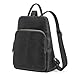 S-ZONE Small Leather Backpack for Women Fashion Designer Purse Anti-theft RFID Travel Bag