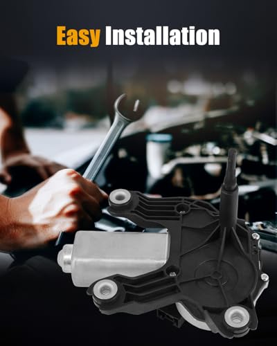 Image of ROADFAR Rear Windshield Wiper Motor Fit for Mini for Cooper 2002-2015 | Fit For Mini For Cooper Countryman 2011-2015|For Mini For Cooper Paceman 2013-2015|Replace 61627036154|67636932013|3 Pins