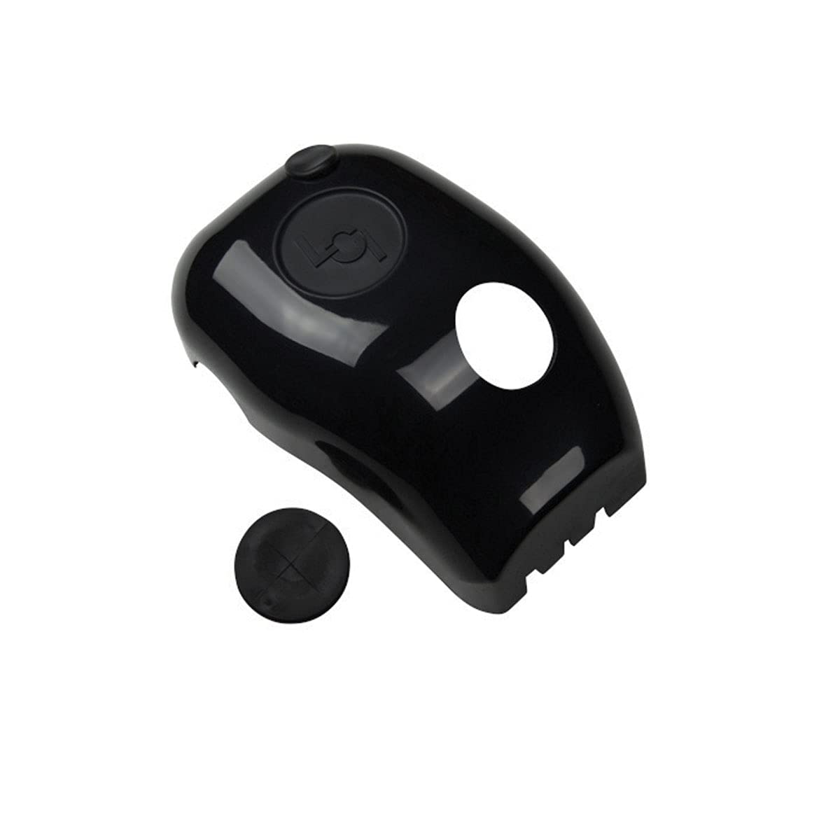 Lippert Components 351832 Solera Manual Crank-Style Awning Drive Head Front Cover - Black