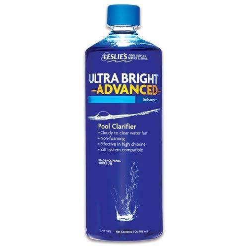 Leslie'sUltra Bright Advanced Clarifier - Fast-Acting, Non-Foaming Formula - for Swimming Pools - 1 Quart