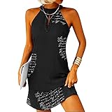 ღAnlass: vielseitiges Kleid, mit dem man im Haus herumhängen oder Besorgungen machen kann. perfektes langes Maxikleid Tunika T-Shirt Kleid Minikleid für Freizeit, Strand, Alltag, Büro, Arbeit, Zuhause, formelle Party, Club, Date Night, Hochzeit, Cocktail, Bankett, Familientreffen, Tanzball ect.