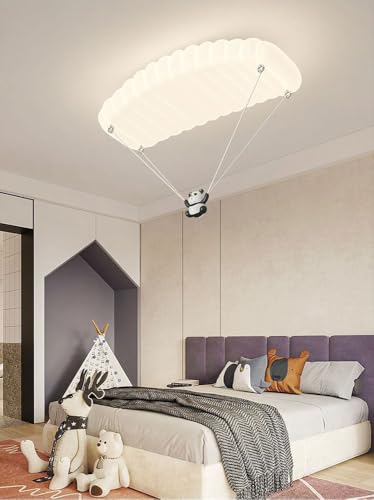 Plafonnier panda LED 62W moderne avec gradation d'intensité intégrée - 7
