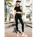 CHARMKING High Waisted Leggings for Women Soft Tummy Control Pants Non See Through Workout Yoga Pants for Running Plus Size - Image 3