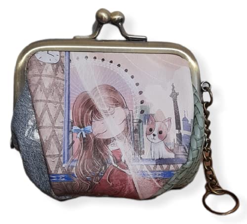 Sweet & Candy Monedero Cartera Mujer pequeño Regalo Original Moderno Casual muñeca Bonito Chica Joven niña Cover