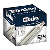 Daisy Powerline 12-Gram CO2 Cylinders, 25 Count...