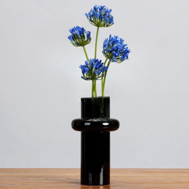 3 Pcs Long Stem Artificial Flowers,26" Blue Artificial African Agapanthus,Silk Flowers for Wedding Bouquet Home Hotel Arrangement Party Decor - Image 8