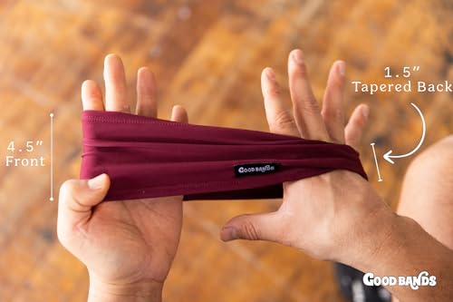 Image of Sweatband for Men and Women - Unisex Non Slip Headband that Wicks Moisture and Eliminates Excess Sweat - Durable & Long-Lasting - Running, Sports, Gym