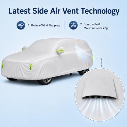 Image of Car Cover Waterproof All Weather Custom Fit for Crosstrek XV. | All Weather Protection, Waterproof, Heavy Duty, Durable, UV Protection, Lightweight, Easy to install, Custom Fit