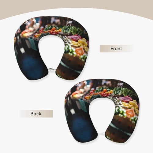 Almohada espuma viscoelástica cuello tamaño único negra miniatura 3