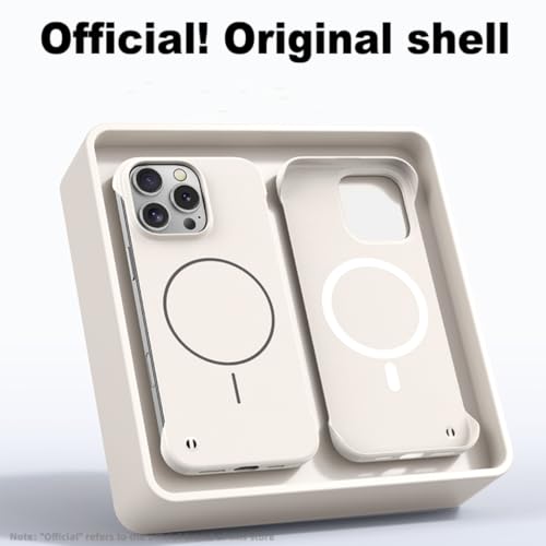 YOGISU Capa magnética ultrafina e rígida para iPhone 11, sem moldura, de cor sólida (para iPhone 11/branco)