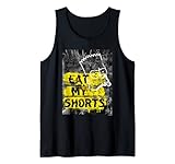The Simpsons Bart Simpson Eat My Shorts Graffiti Tank Top