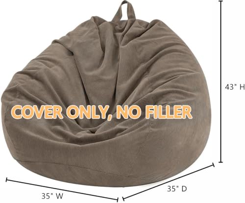 Nobildonna Sitzsackstuhl für Kinder und Erwachsene, nur Bezug (Keine Füllung) für...